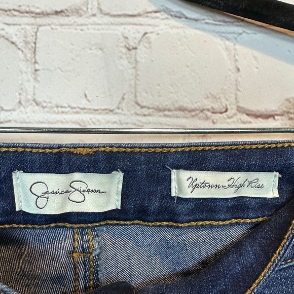 Jessica Simpson Jeans Women's Size 26 Blue Uptown High Rise Skinny Denim Stretch - Picture 2 of 5